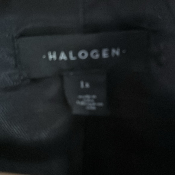 EUC Halogen black Moto leather coat. - Picture 3 of 10